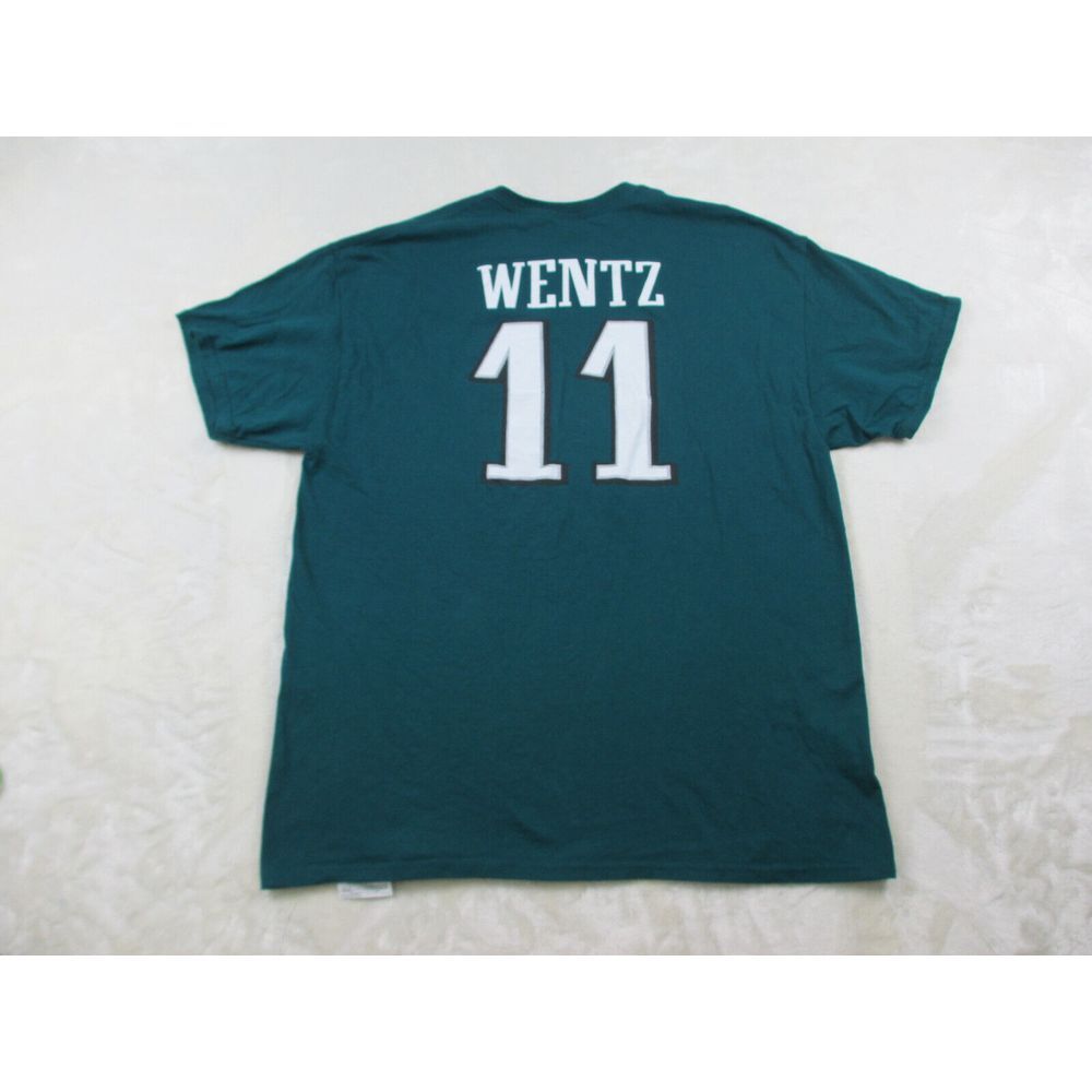 Philadelphia‎ Eagles Shirt Mens Extra Large Green Carson Wentz NFL Football